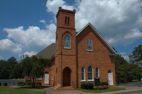 Bowdon United Methodist Church Carroll County GA Photograph Copyright Brian Brown Vanishing North Georgia USA 2014