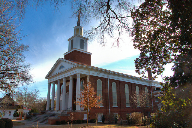 Madison Baptist Church Morgan County GA Photograph Copyright Brian Brown Vanishing North Georgia USA 2015